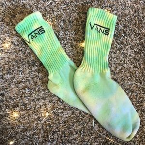 Tie dye vans socks